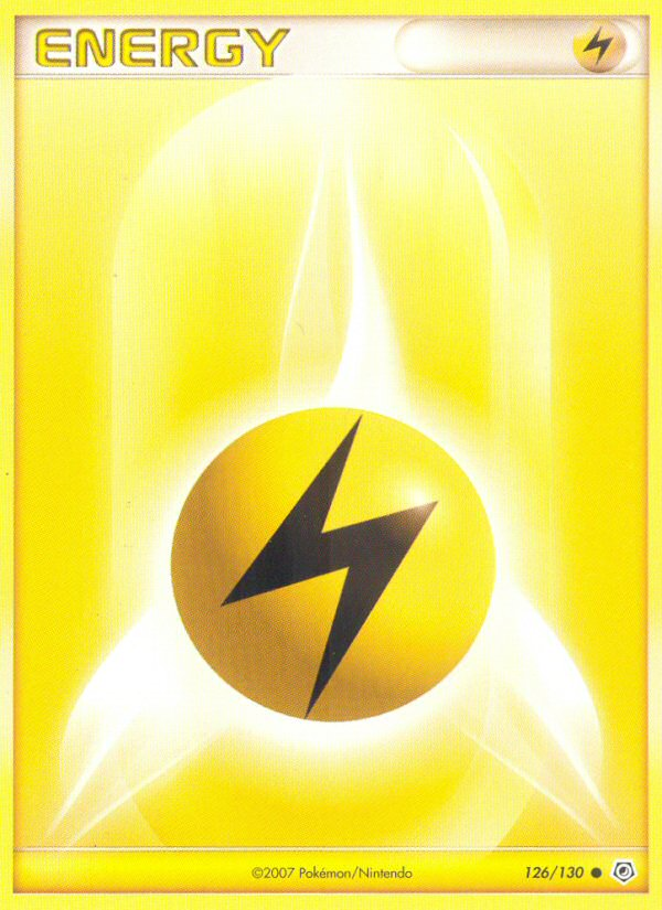 Lightning Energy (126/130) [Diamond & Pearl: Base Set] | Red Riot Games CA