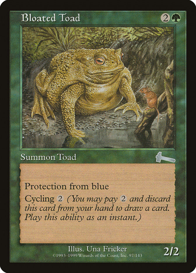 Bloated Toad [Urza's Legacy] | Red Riot Games CA