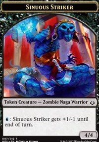 Sinuous Striker // Zombie Double-Sided Token [Hour of Devastation Tokens] | Red Riot Games CA