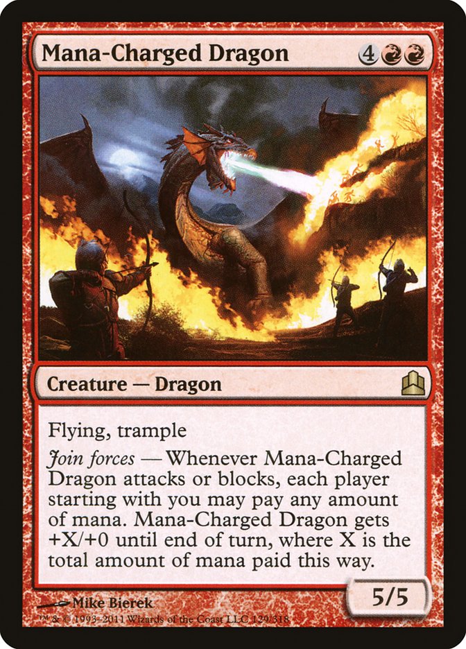 Mana-Charged Dragon [Commander 2011] | Red Riot Games CA