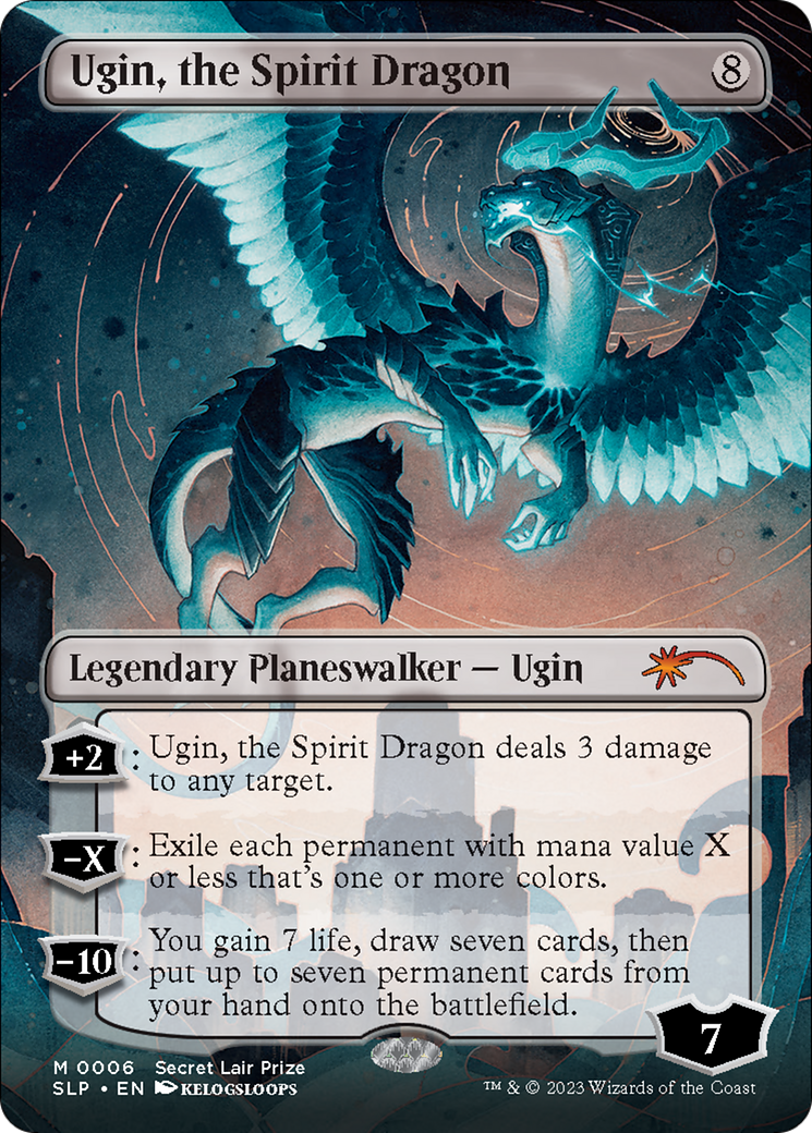 Ugin, the Spirit Dragon (Borderless) [Secret Lair Showdown] | Red Riot Games CA