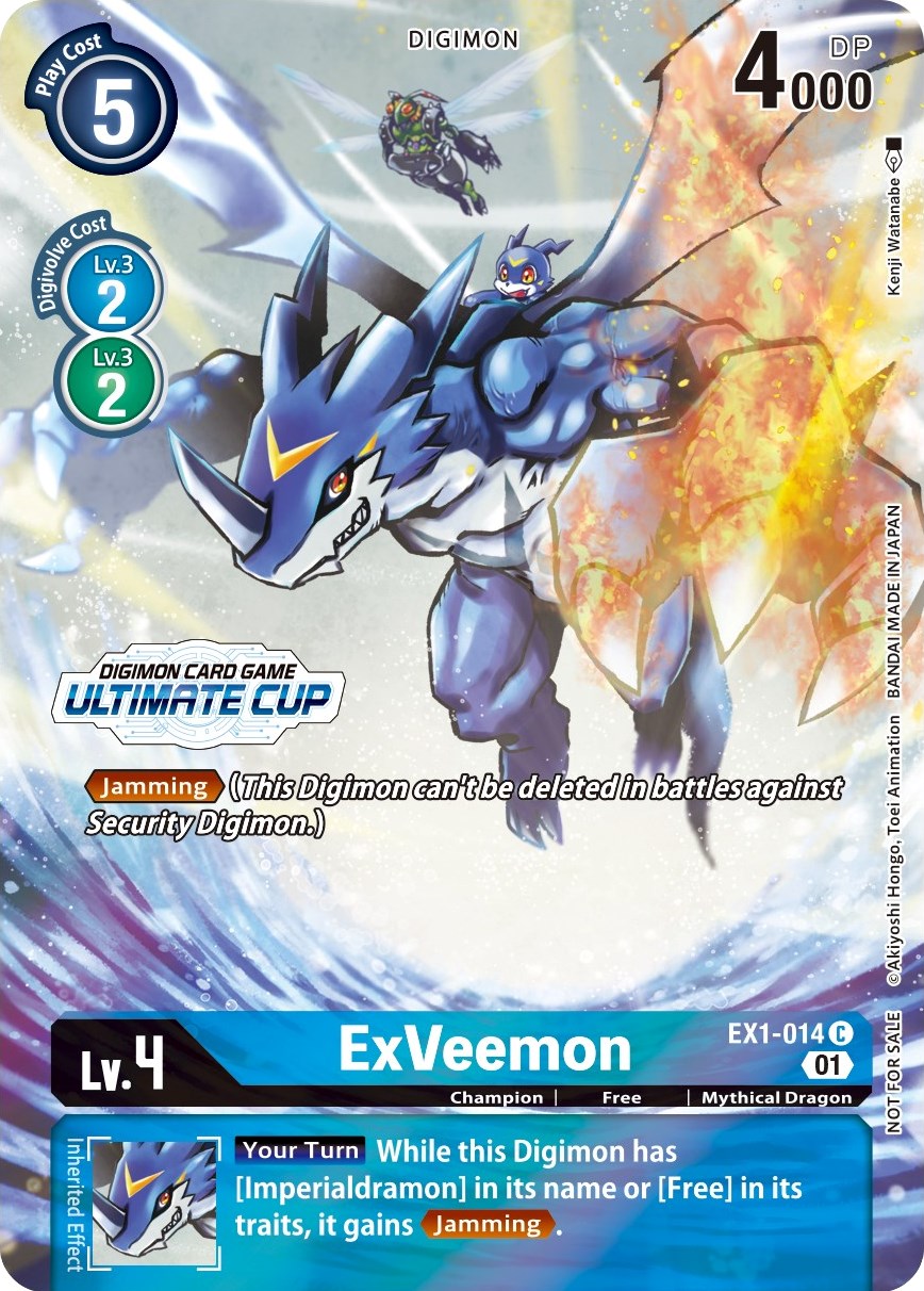 ExVeemon [EX1-014] (April Ultimate Cup 2022) [Classic Collection Promos] | Red Riot Games CA