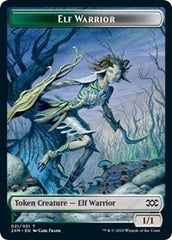 Elf Warrior // Plant Double-Sided Token [Double Masters Tokens] | Red Riot Games CA