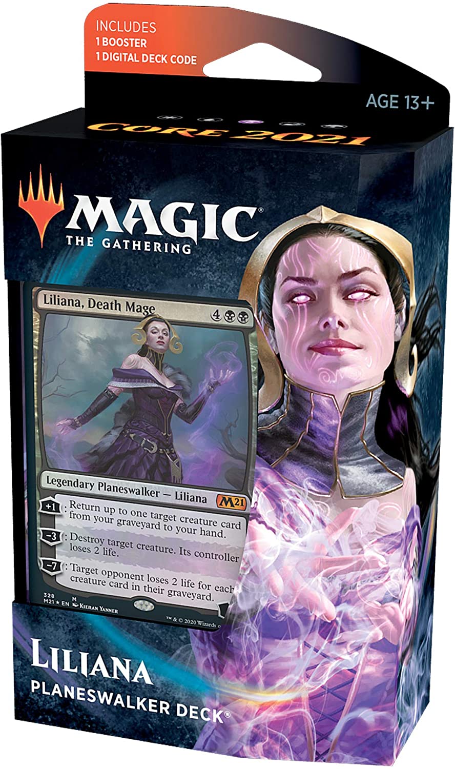 Core Set 2021 - Planeswalker Deck (Liliana) | Red Riot Games CA