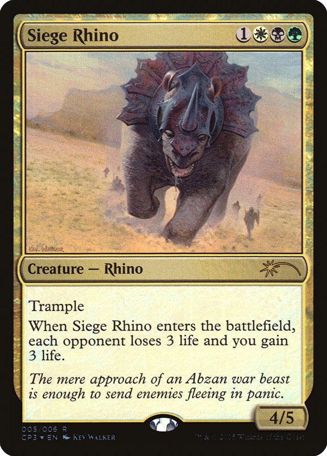 Siege Rhino [Magic Origins Clash Pack] | Red Riot Games CA