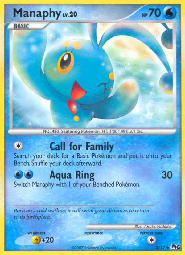 Manaphy (3/17) [POP Series 6] | Red Riot Games CA