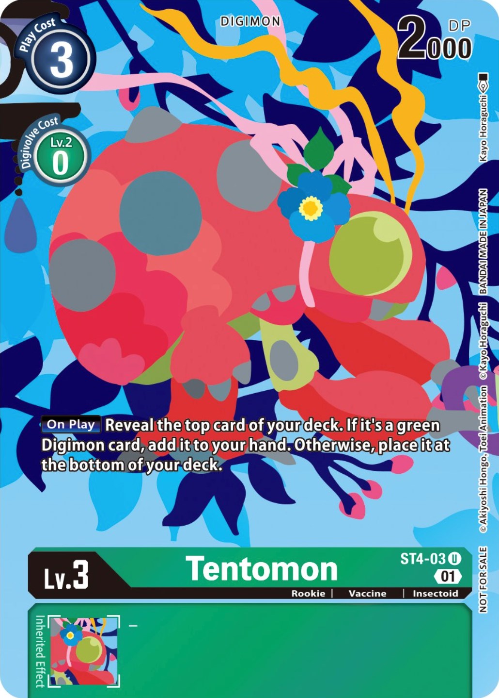 Tentomon [ST4-03] (Tamer's Card Set 2 Floral Fun) [Starter Deck: Giga Green Promos] | Red Riot Games CA