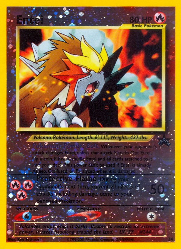 Entei (34) [Wizards of the Coast: Black Star Promos] | Red Riot Games CA