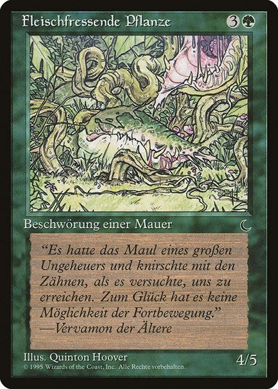 Carnivorous Plant (German) - "Fleischfressende Pflanze" [Renaissance] | Red Riot Games CA