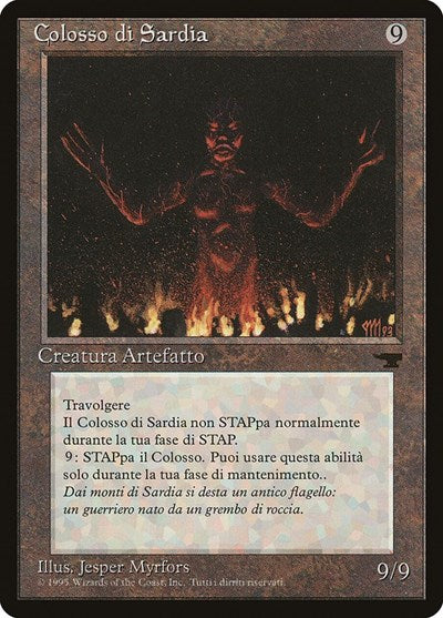 Colossus of Sardia (Italian) - "Colosso di Sardia" [Rinascimento] | Red Riot Games CA