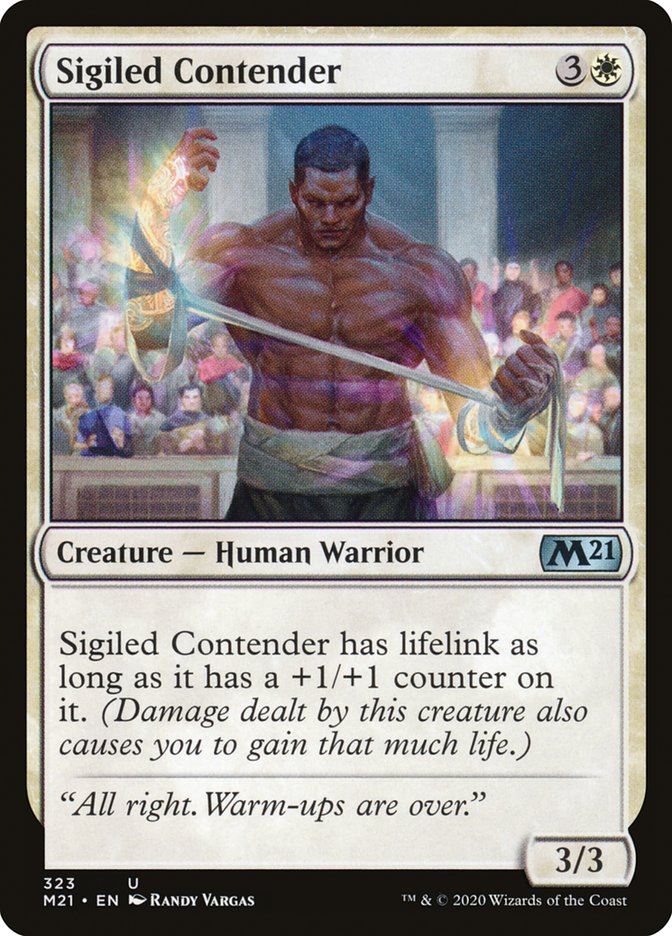 Sigiled Contender [Core Set 2021] | Red Riot Games CA