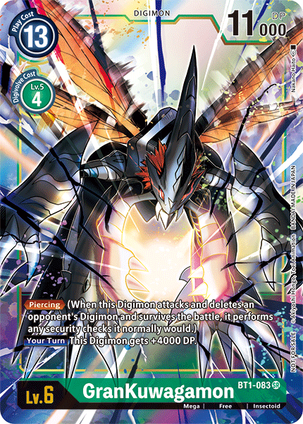 GranKuwagamon [BT1-083] (Alternate Art) [Release Special Booster Ver.1.5] | Red Riot Games CA