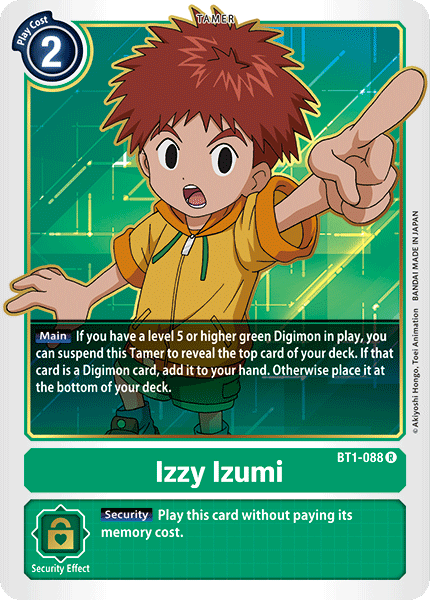 Izzy Izumi [BT1-088] [Release Special Booster Ver.1.0] | Red Riot Games CA