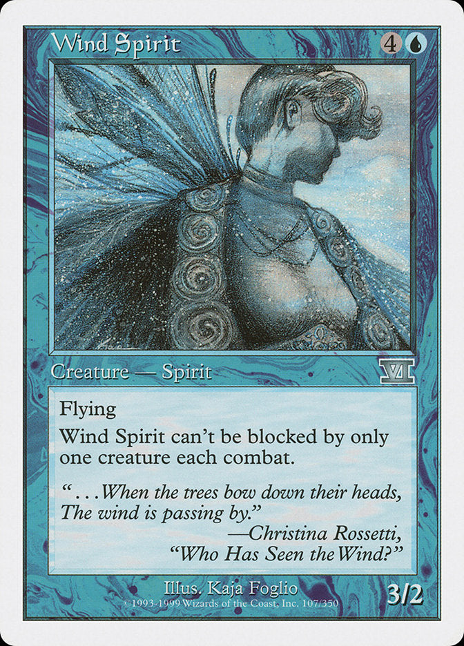 Wind Spirit [Classic Sixth Edition] | Red Riot Games CA