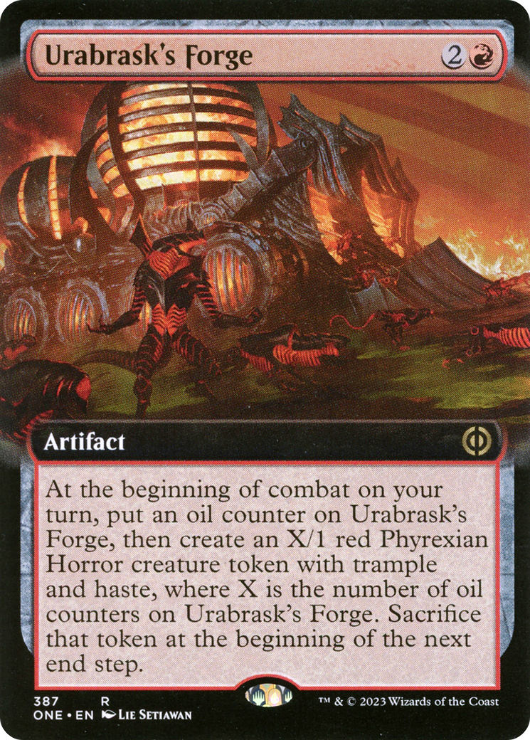 Urabrask's Forge (Extended Art) [Phyrexia: All Will Be One] | Red Riot Games CA