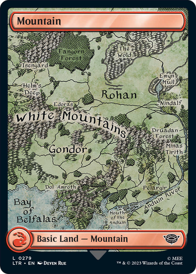 Mountain (279) [The Lord of the Rings: Tales of Middle-Earth] | Red Riot Games CA
