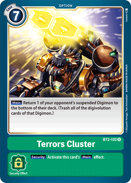 Terrors Cluster [BT2-102] [Release Special Booster Ver.1.0] | Red Riot Games CA