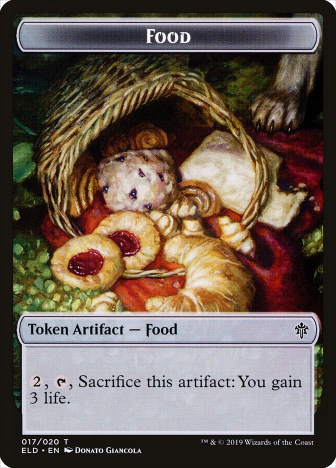 Giant // Food (17) Double-Sided Token [Throne of Eldraine Tokens] | Red Riot Games CA