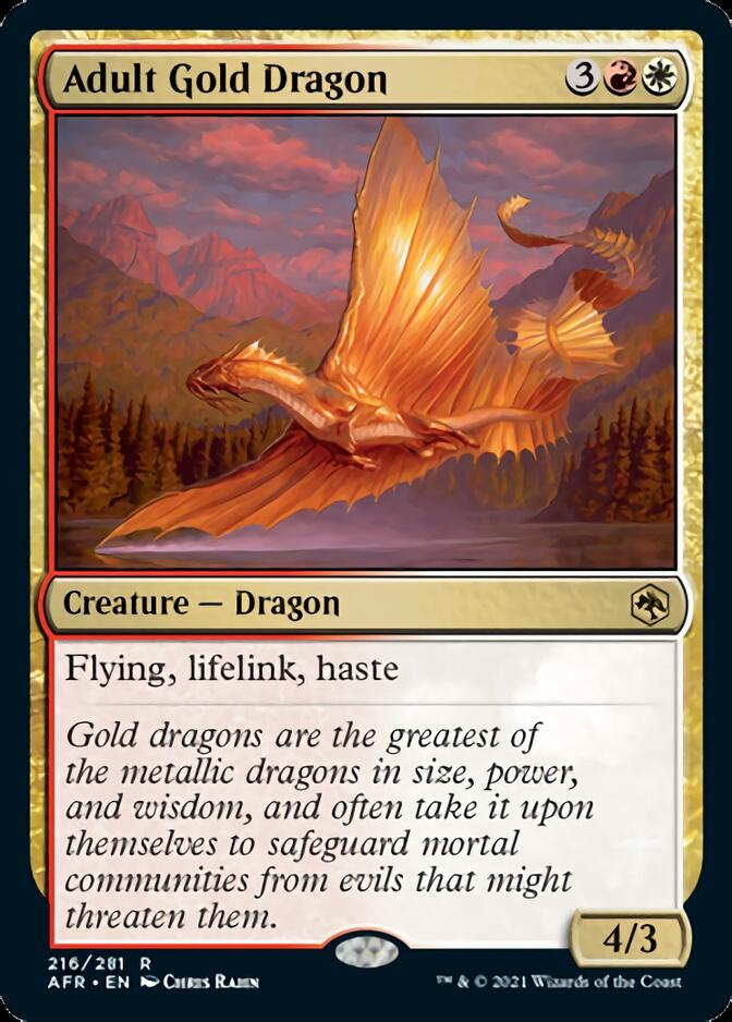 Adult Gold Dragon [Dungeons & Dragons: Adventures in the Forgotten Realms] | Red Riot Games CA