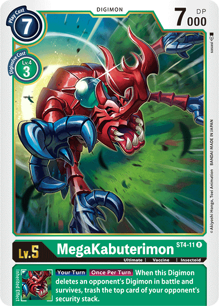 MegaKabuterimon [ST4-11] [Starter Deck: Giga Green] | Red Riot Games CA