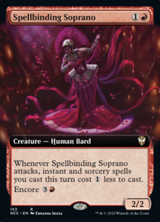Spellbinding Soprano (Extended Art) [Streets of New Capenna Commander] | Red Riot Games CA