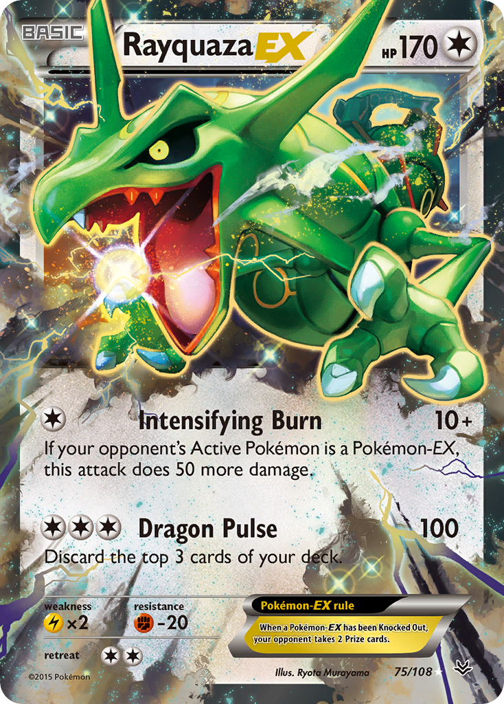 Rayquaza EX (75/108) [XY: Roaring Skies] | Red Riot Games CA