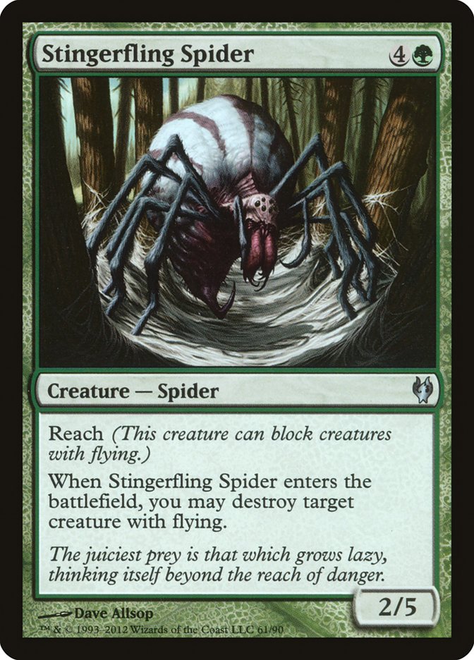 Stingerfling Spider [Duel Decks: Izzet vs. Golgari] | Red Riot Games CA