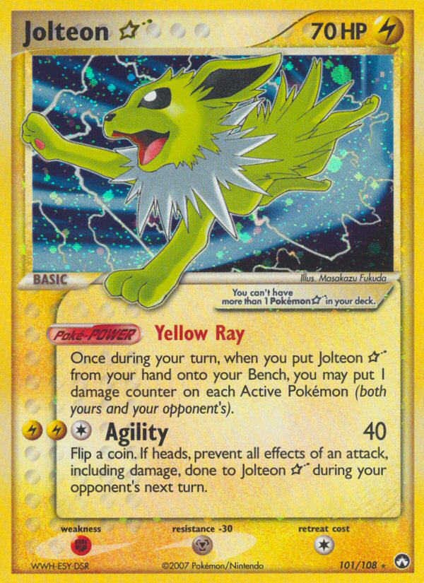 Jolteon Star (101/108) [EX: Power Keepers] | Red Riot Games CA