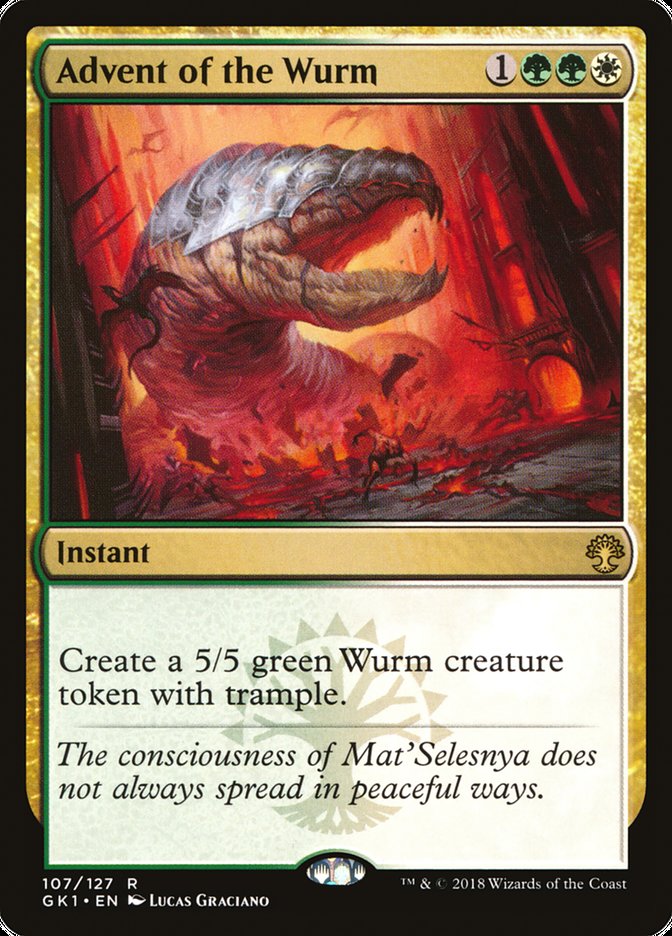 Advent of the Wurm [Guilds of Ravnica Guild Kit] | Red Riot Games CA