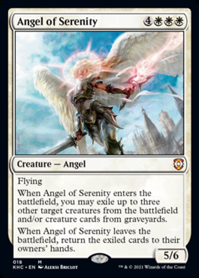 Angel of Serenity [Kaldheim Commander] | Red Riot Games CA