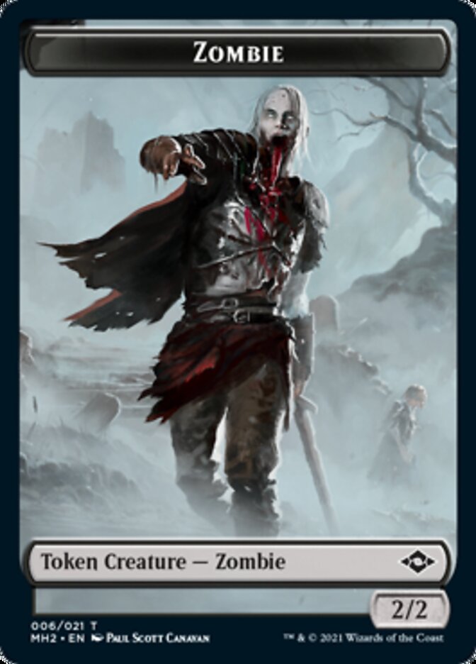 Zombie Token [Modern Horizons 2 Tokens] | Red Riot Games CA