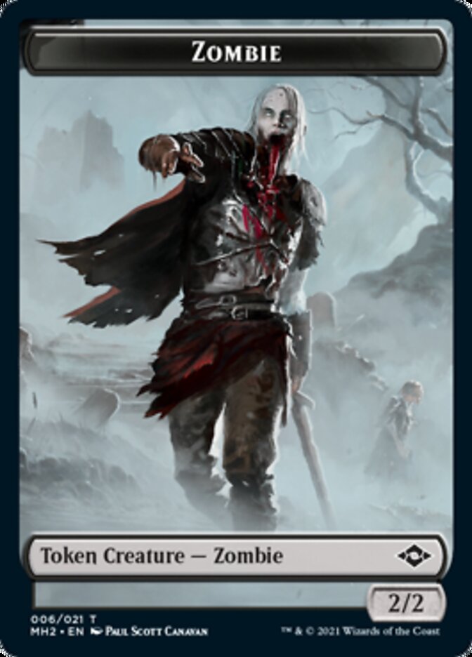 Squirrel // Zombie Double-Sided Token [Modern Horizons 2 Tokens] | Red Riot Games CA