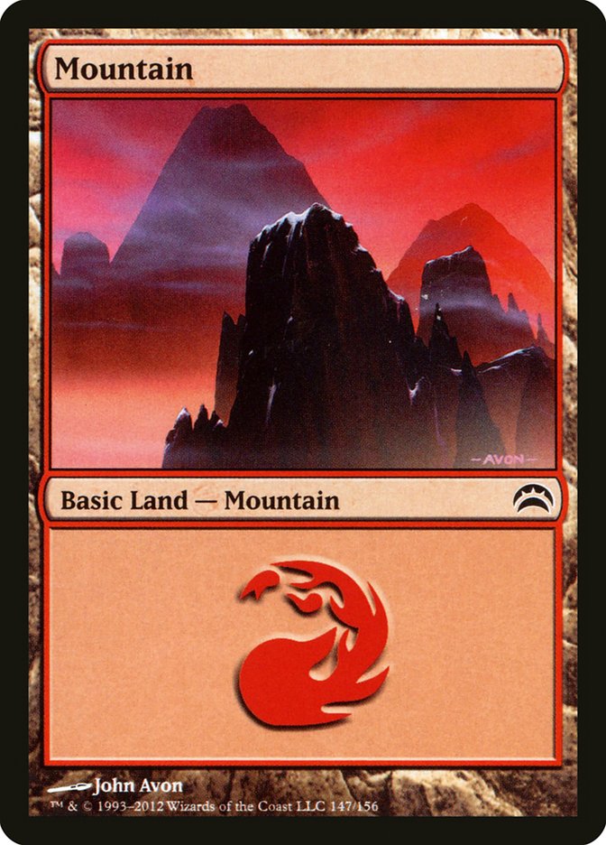 Mountain (147) [Planechase 2012] | Red Riot Games CA