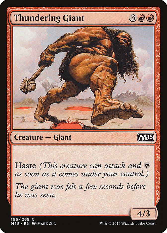 Thundering Giant [Magic 2015] | Red Riot Games CA