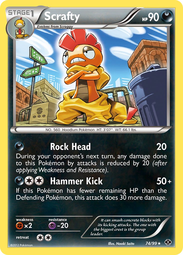 Scrafty (74/99) (Theme Deck Exclusive) [Black & White: Next Destinies] | Red Riot Games CA