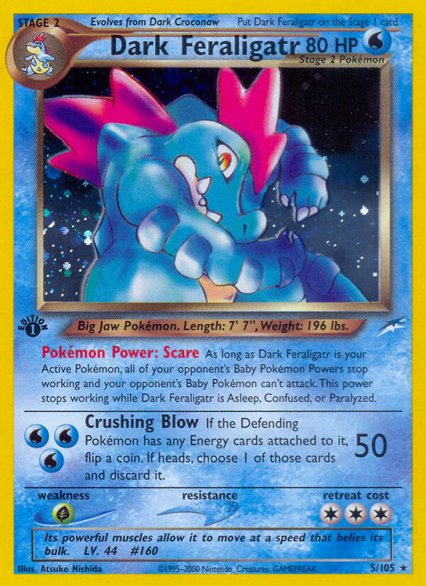 Dark Feraligatr (5/105) [Neo Destiny 1st Edition] | Red Riot Games CA