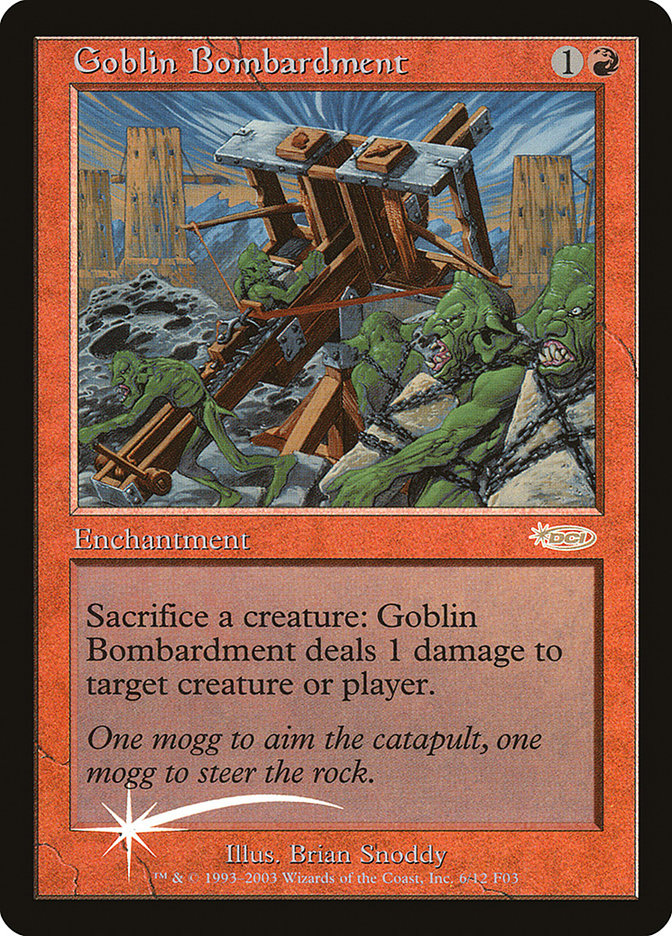 Goblin Bombardment [Friday Night Magic 2003] | Red Riot Games CA