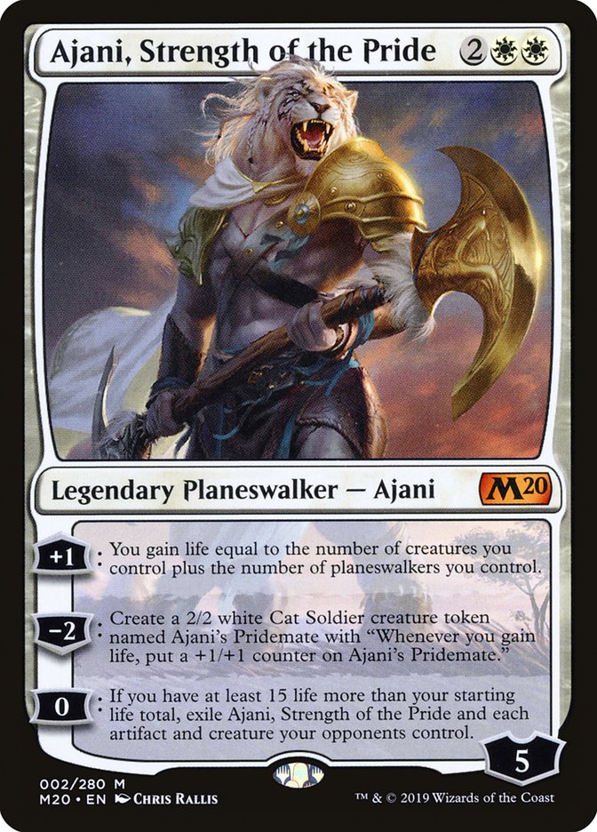 Ajani, Strength of the Pride [Core Set 2020] | Red Riot Games CA