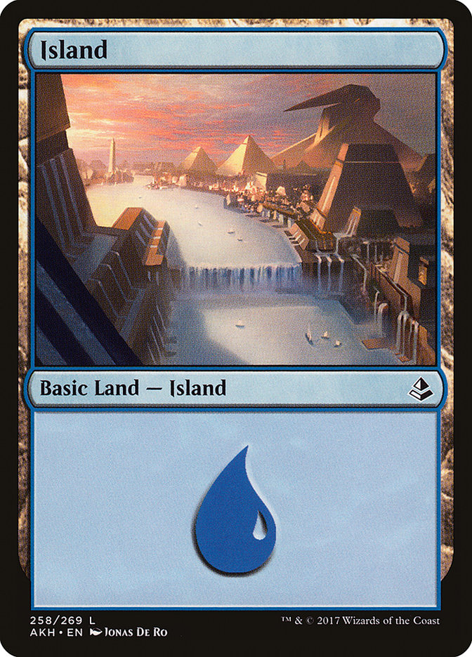 Island (258) [Amonkhet] | Red Riot Games CA
