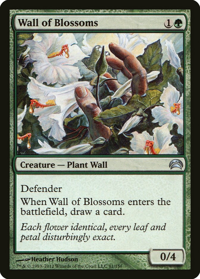 Wall of Blossoms [Planechase 2012] | Red Riot Games CA