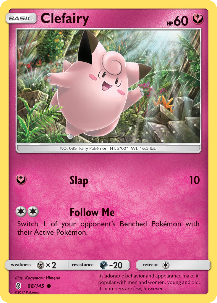 Clefairy (88/145) [Sun & Moon: Guardians Rising] | Red Riot Games CA