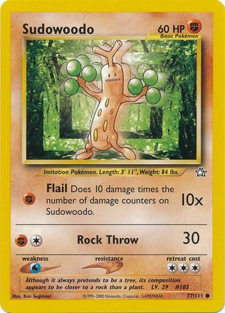 Sudowoodo (77/111) [Neo Genesis Unlimited] | Red Riot Games CA