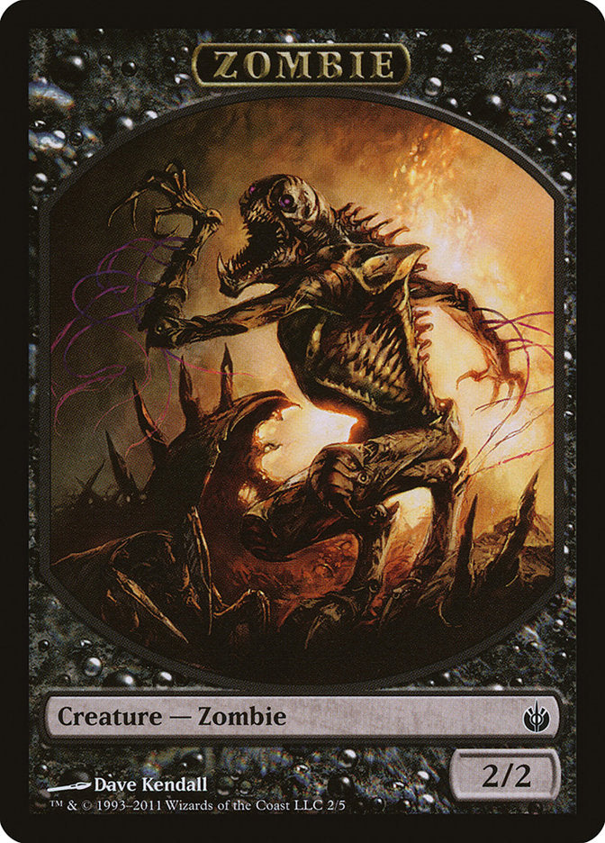 Zombie Token [Mirrodin Besieged Tokens] | Red Riot Games CA