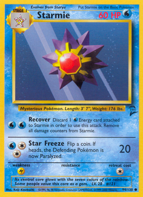 Starmie (94/130) [Base Set 2] | Red Riot Games CA