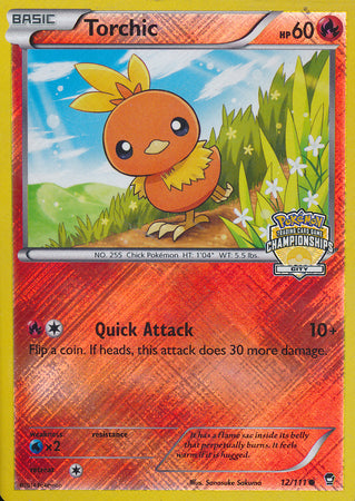 Torchic (12/111) (City Championship Promo) [XY: Furious Fists] | Red Riot Games CA