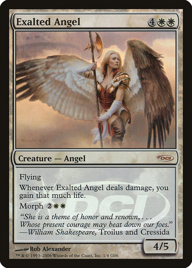 Exalted Angel [Judge Gift Cards 2006] | Red Riot Games CA