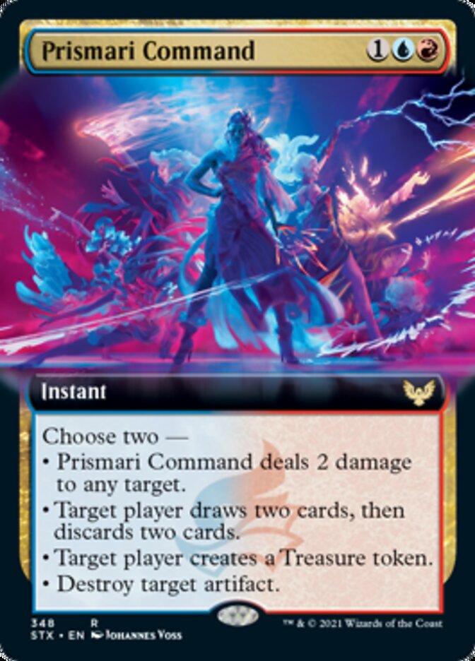 Prismari Command (Extended Art) [Strixhaven: School of Mages] | Red Riot Games CA