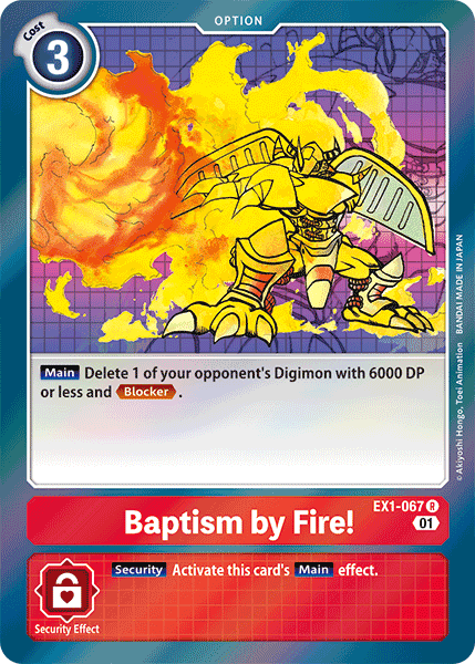 Baptism by Fire! [EX1-067] [Classic Collection] | Red Riot Games CA