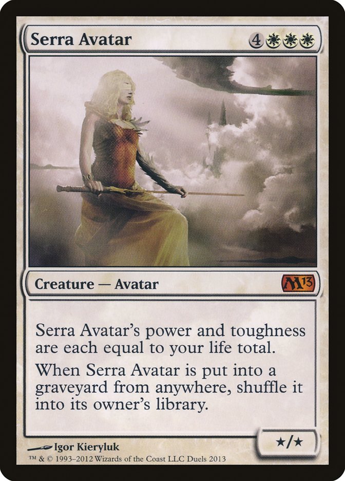 Serra Avatar (Duels of the Planeswalkers Promos) [Duels of the Planeswalkers Promos 2012] | Red Riot Games CA