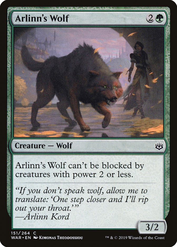 Arlinn's Wolf [War of the Spark] | Red Riot Games CA